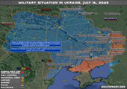 Military Situation In Ukraine On July 15, 2023 (Map Update)