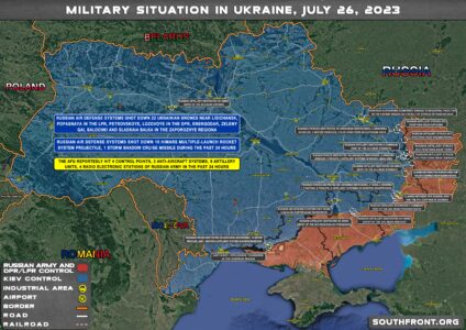 Military Situation In Ukraine On July 26, 2023 (Map Update)